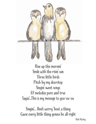  Three Little Birds uma canção contagiante que evoca serenidade com um toque de melancolia